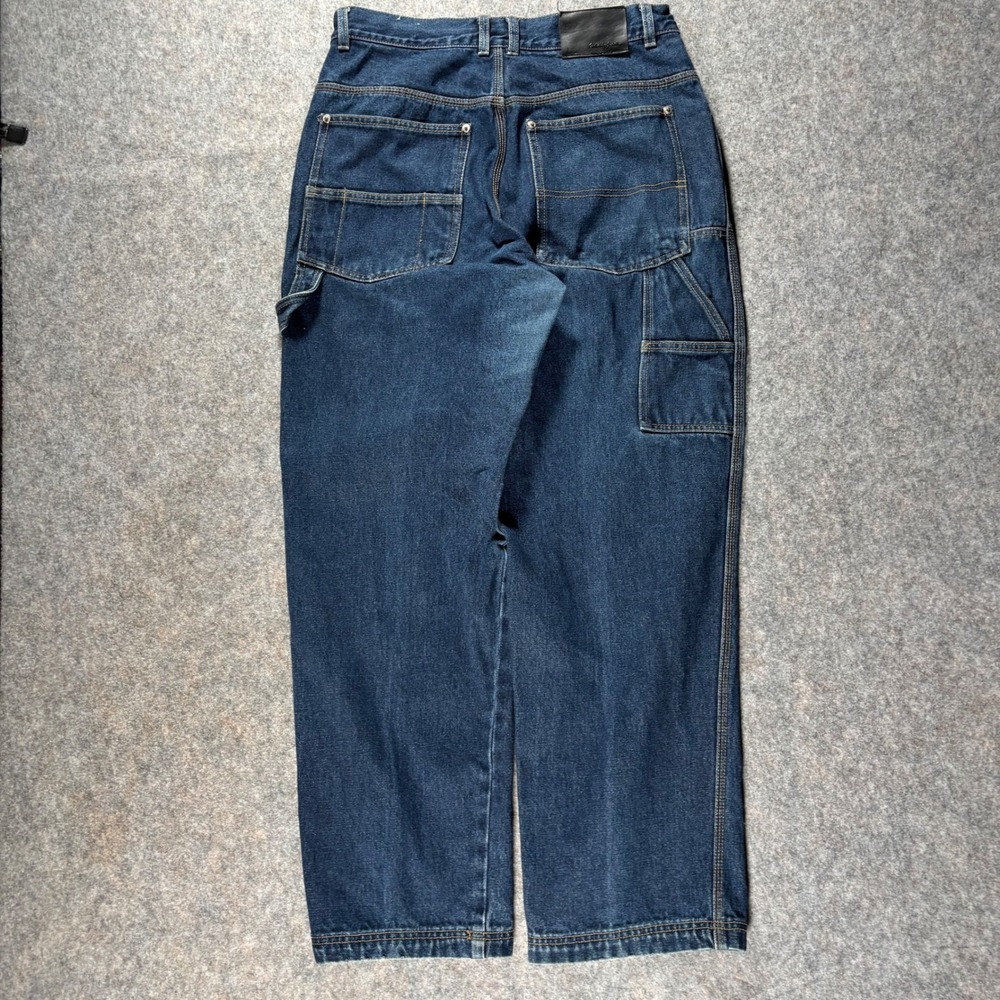 Godbody Carpenter Sz 32x32 (32x31) Streetwear Baggy Loose Wide Leg Jeans VTG y2K
